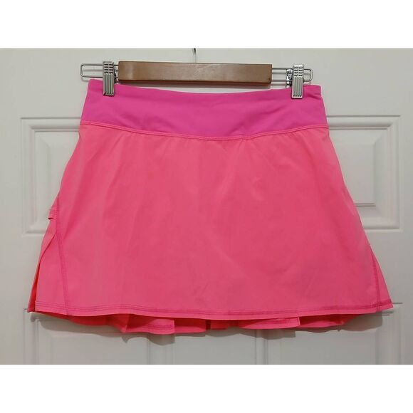Lululemon womens size 4Tall pace setter barbie pink tennis skirt - Picture 2 of 8